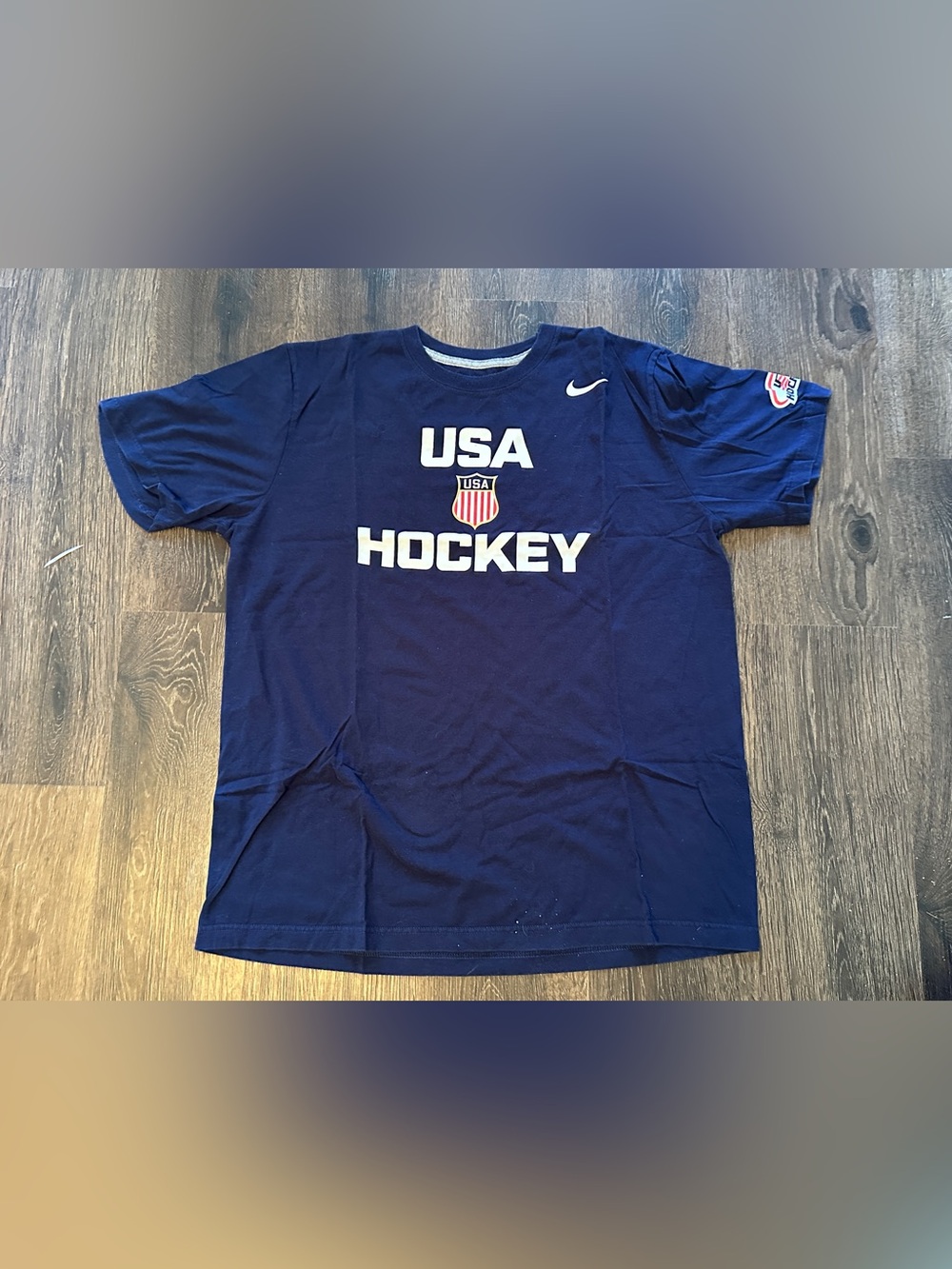Nike USA hockey shirt navy blue size XL men’s